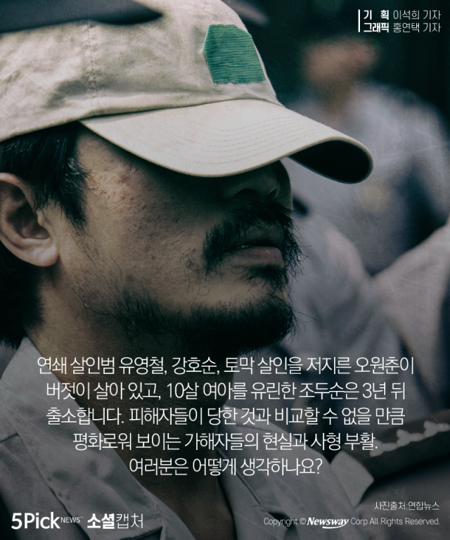  사형 부활 여론 활활···‘피해자 먼저 생각하라’ 기사의 사진