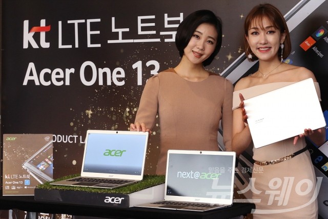 Acer, LTE 노트북 Acer One13 출시. 사진=최신혜 기자 shchoi@newsway.co.kr