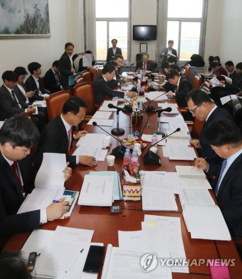 국회 기획재정위원회 조세소위. 사진=연합뉴스 제공