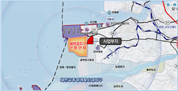 한화에너지는 20일 새만금 경제자유구역내 한·중경제협력단지의 1호 투자자인씨엔피브이파워코리아 주식회사와새만금 햇빛누리 발전소 연계형 ESS 구축 사업을 수주했다. 사진=한화에너지 제공