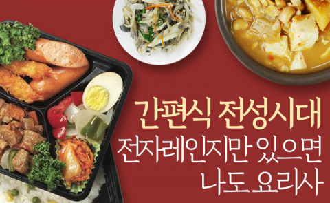 간편식 전성시대···전자레인지만 있으면 나도 요리사
