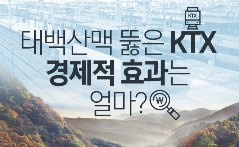 태백산맥 뚫은 KTX···경제적 효과는 얼마?