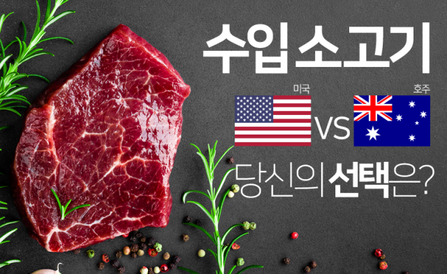 수입 소고기 ‘미국 vs 호주’···당신의 선택은?