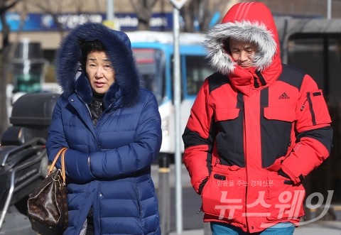 전국 출근길 맹추위, 강한 바람 ‘쌩쌩’···낮에도 대부분 영하권