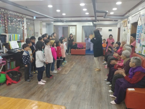 장수군 물뿌랭이마을 어린이합창단 재능기부 활동 펼쳐