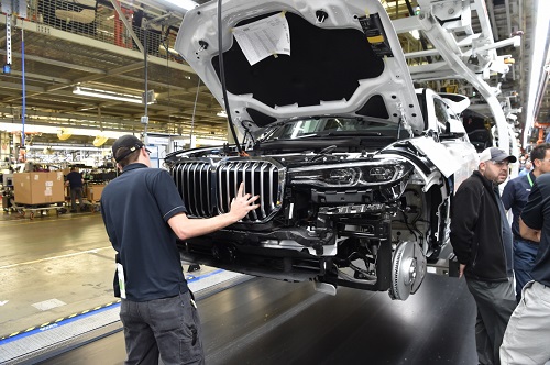 BMW 뉴 X7은 미국 스파턴버그 공장에서 총 5종의 BMW X 라인업 모델들과 함께 생산된다. 사진=BMW 제공