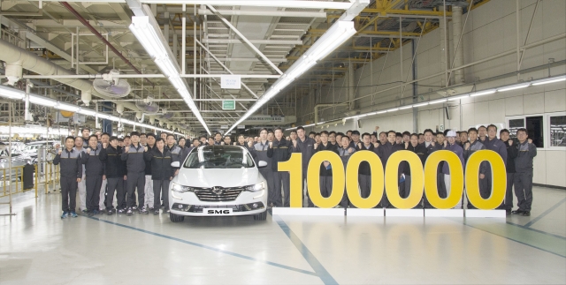 르노삼성자동차 SM6 내수용 차량의 생산이 출시 22개월 만에 10만대를 돌파했다. (사진=르노삼성 제공)