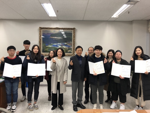 조선대학교 중앙도서관, 제19회 독서생활상 시상식 개최 기사의 사진