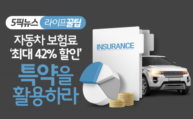 자동차 보험료 ‘최대 42% 할인’···특약을 활용하라