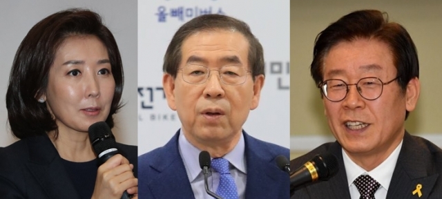 한반도기 공동입장을 문제 삼은 나경원 자유한국당 의원에 대해 박원순 서울시장과 이재명 성남시장이 반발했다.