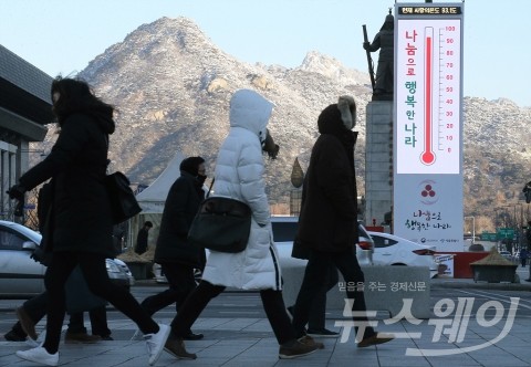전국 강추위 계속···일부지역 ‘한파특보’