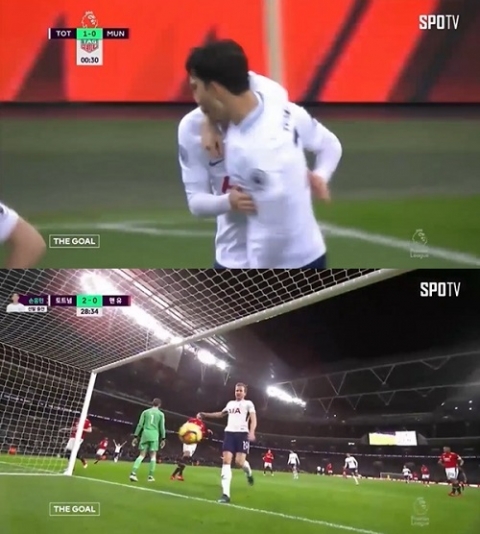 ‘손흥민 80분’ 토트넘, 맨유 상대 승리···‘11초 만에 득점·2-0 완파’