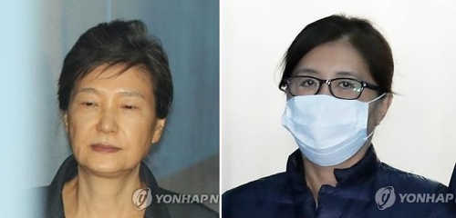 박근혜 전 대통령(왼쪽)과 비선실세 최순실씨(오른쪽). 사진 = 연합뉴스 제공