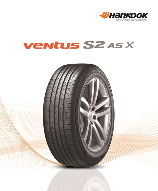 한국타이어가 SUV용 초고성능 타이어 ‘벤투스 S2 AS X’를 출시했다. (사진=한국타이어 제공)