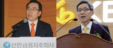 ‘알짜 매물’ 롯데캐피탈 두고 맞선 윤종규 vs 조용병