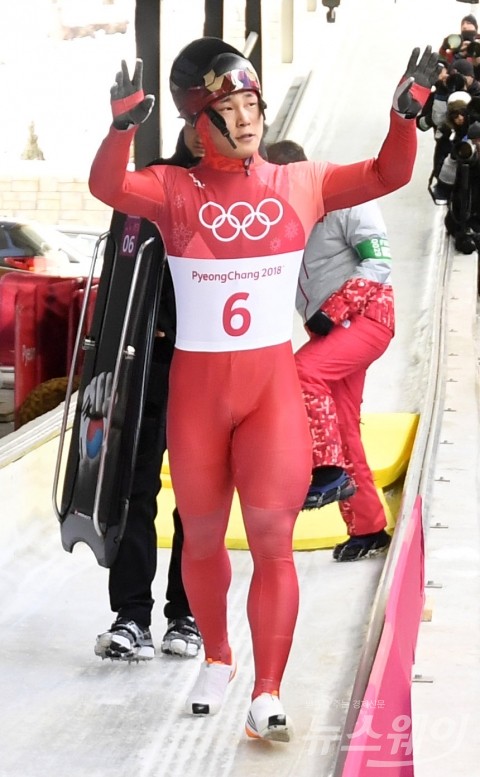 스켈레톤 윤성빈. 사진=2018평창사진공동취재단