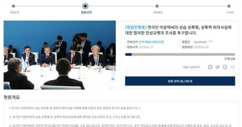 ‘성추행 파문’ 이윤택 사과했지만···‘청와대 국민청원’으로 번져