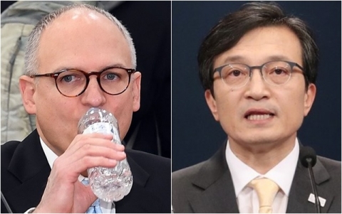 배리 앵글의 노골적 혈세 요구, 콧방귀 뀐 靑