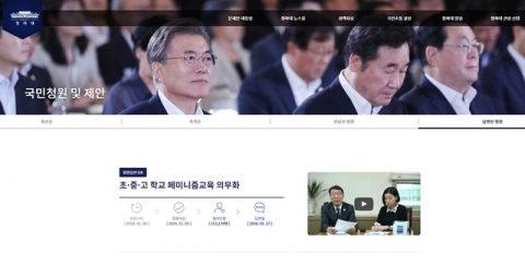 하프‘돌’ 靑국민청원, ‘박수’보다 ‘야유’ 많은 까닭