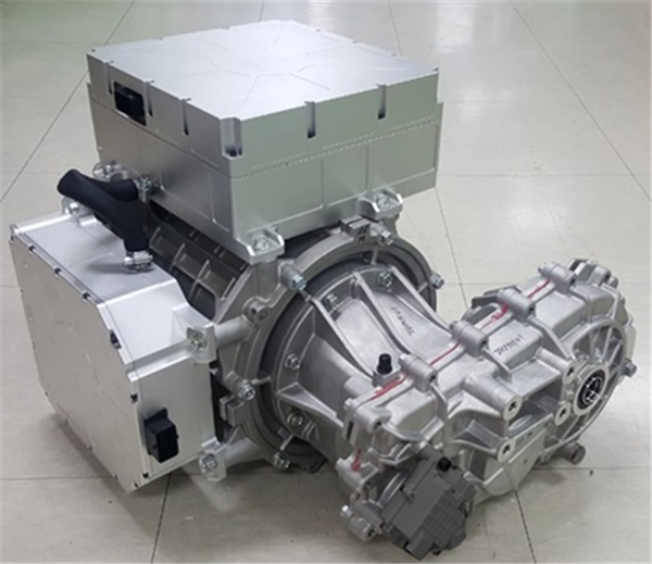 삼보모터스가 개발한 전기자동차용 구동 모터(사진제공=대구시)