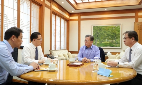 文대통령 “남북정상회담‧북미대화, 韓 운명 걸렸다”