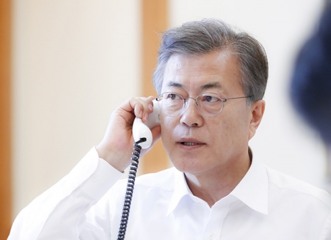 文대통령, 캐나다 총리와 통화···‘美보호무역’ 우려 한목소리