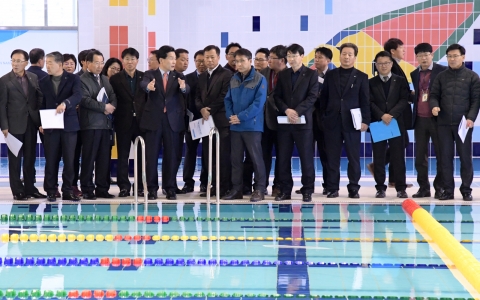 여수시, 진남수영장·장애인국민체육센터 현장 점검