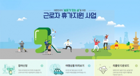 정부, ‘근로자 휴가지원사업’ 지원···다음 달 20일까지 신청