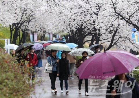 전국 흐리고 비, 기온 ‘뚝’···미세먼지 ‘좋음’