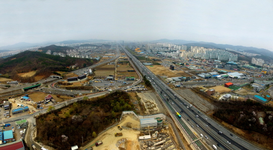 용인시 보정·마북·신갈동 일대에 100만평 경제신도시 건설