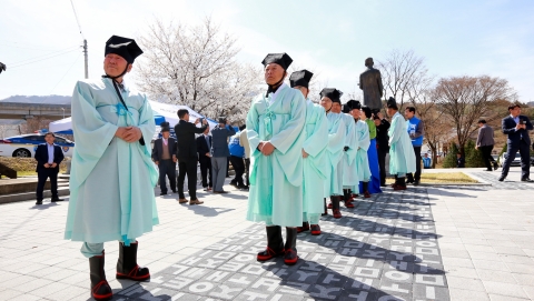 장수군, 제32주기 건재 정인승 추모제례 봉행