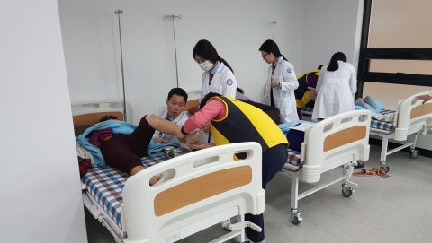 진안 한국한방고교, 한방의료봉사 펼쳐