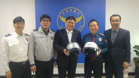 손보협회 호남본부, 전남 구례署에 ´교통안전물품´ 전달