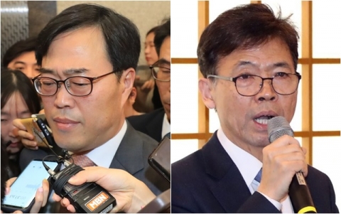 ‘洪대표는 ‘김기식·홍장표 해임’ 요구하고··· 文대통령은 듣기만 하고’