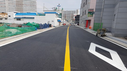 익산시, 구)모현동사무소옆 도시계획도로 준공 기사의 사진