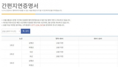 지하철 2호선 지연 운행, 원인은 안전문 고장···‘지연증명서’ 발급 방법은?
