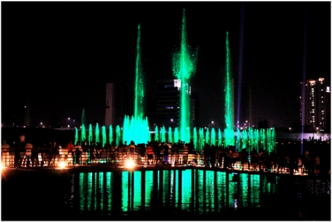 양주시, 옥정중앙공원 음악분수 가동