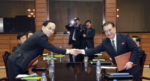 준비위, 판문점서 첫 리허설 돌입
