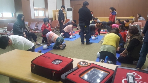 나주시보건소, 심장충격기 설치기관 담당자 교육실시