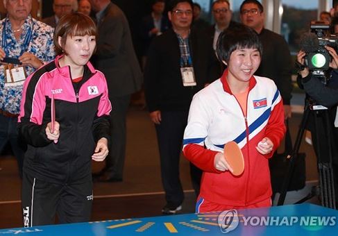 남북 여자탁구,세계선수권대회서 27년 만에 단일팀 구성···경기 없이 4강 진출 사진=연합뉴스 제공