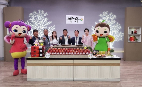 무주반딧불사과 홈쇼핑서 대박 터트려!