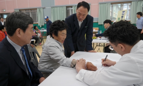 전남농협, 진도농협서 ´행복버스´ 무료 의료지원