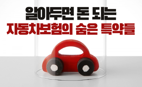 알아두면 돈 되는, 자동차보험의 숨은 특약들