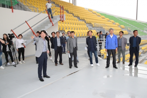 익산시, 전국체전 개·폐회식장(익산종합운동장) 공개