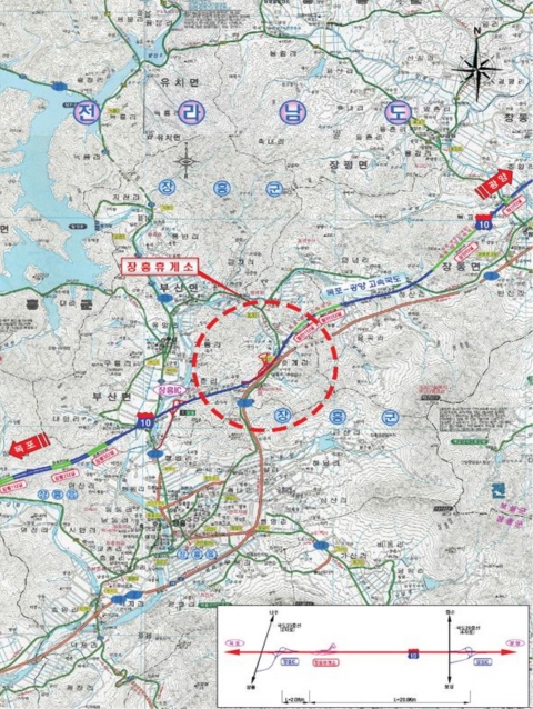 도로공사 광주전남본부, 영암순천고속도로 영암기점 40.2km(양방향) 교통제한