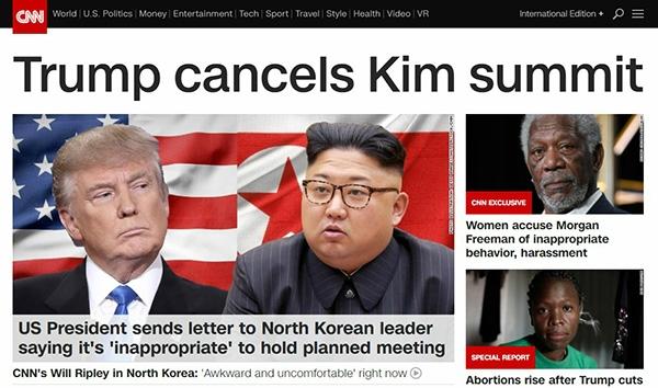 CNN “북미 간 진전된 외교의 종말, 데탕트 위기”···데탕트 의미는?