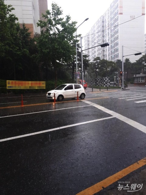 대구에 폭우 동반 우박이 ‘와르르’···시민들 화들짝!