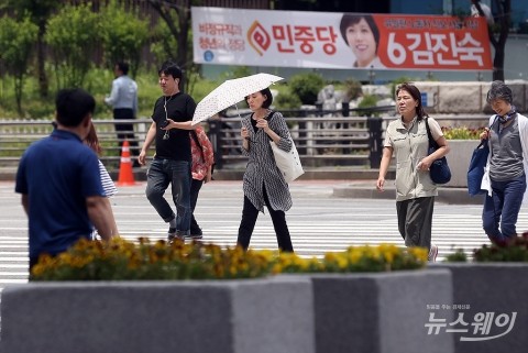 전국 대체로 흐리고 제주·남부 비···미세먼지 농도 ‘보통’