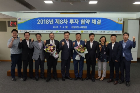 목포대양산단, 김가공 2개 기업과 320억 투자협약