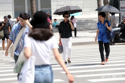 전국 맑고 한낮 초여름 더위···미세먼지 농도 ‘좋음~보통’